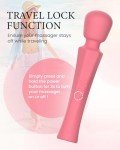 PinkScrew Waterproof Handheld Electric Neck Massager