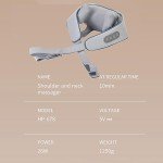 Mini Electric Neck and Back Massager with Heat