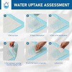 HEPPYPLUS Bed Pads with Adhesive Strips 30"X 36" Disposable Underpads Extra Large Thicker Pee Pads for Adult (20 Count)