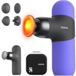 RENPHO Mini Heat Massage Gun with Travel Case