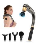 Deep Tissue Massage Gun with Extended Handle & LED Screen