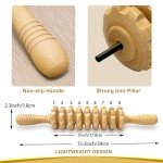Deston Handheld Wooden Trigger Point Massage Roller