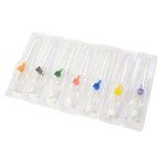 VNisenllc Disposable I.V. Cannula Injection Catheter with Wing for Pet Dog Cat Animals Veterinary Supplies, 50pcs 20G Pink