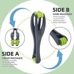 Finger & Hand Massager with Acupressure Rings