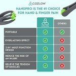 Cozlow Dual-Sided Finger Massage Roller for Relief