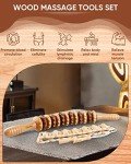 Wooden Therapy Massage Tools Set for Body Relief