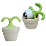 Mini Plant-Shaped Handheld Massage Roller Set