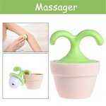 Mini Plant-Shaped Handheld Massage Roller Set
