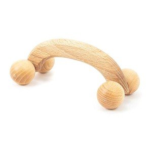 Back Massage Muscle Roller Tool with Wooden Balls