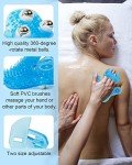 Palm Shaped Hand Massage Glove with 360 Roller
