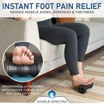 Foot Massager Roller and Spiky Ball Therapy Set