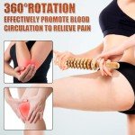 KintKita Wooden Massage Roller for Lymphatic Drainage