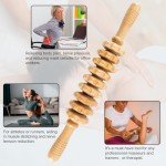 KintKita Wooden Massage Roller for Lymphatic Drainage