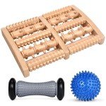 3PCS Foot Roller Massager for Plantar Fasciitis Relief