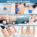 3PCS Foot Roller Massager for Plantar Fasciitis Relief