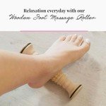 Wooden Foot Massage Roller - 20 x 5 cm