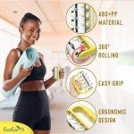 EcoEarth Lymphatic Drainage Massage Roller - Yellow
