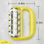EcoEarth Lymphatic Drainage Massage Roller - Yellow
