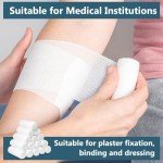 YesBes 32 Pack Gauze Rolls, 4 in x 4.1 Yards, Premium Gauze Wrap Roll for Wounds, Bandage Wrap Rolled Gauze, Mummy Wraps, Individually Wrapped