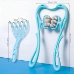 WATUNID 6 Wheel Manual Neck and Back Massager