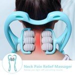 WATUNID 6 Wheel Manual Neck and Back Massager