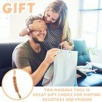 Curved Wood Massage Roller for Lymphatic Drainage