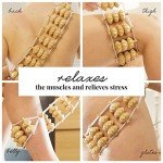 Wooden Back Massager Roller with Grip - 120 cm