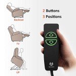 Mcombo Electric Lift Recliner Chair with USB Ports