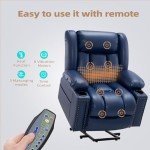 Large Wide Power Lift Chair with Heat and Massage