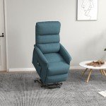 Power Lift Recliner Chair for Elderly - Blue