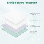 Phroun Waterproof Bed Pads, Washable Underpads, 36'' x 54'' (1 Pack) Reusable Pee Pad for Bed, Incontinence Bed Pads, Waterproof Mattress Protector for Seniors, Kids, Hospitals, Pets