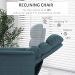 Power Lift Recliner Chair for Elderly - Blue