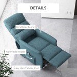 Power Lift Recliner Chair for Elderly - Blue