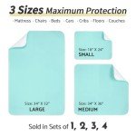 CoolShields Waterproof Bed Pads Incontinence 34'' x 52'' (1 Pack) Washable Reusable Bedwetting Mattress Protector Pad for Kids, Adults, Elderly, and Pets