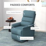 Power Lift Recliner Chair for Elderly - Blue