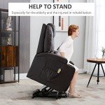 Power Lift Recliner Chair for Seniors with Cup Holders