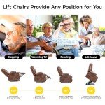 Large Lift Chairs for Elderly with Heat and Massage