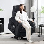 HOMCOM Power Lift Recliner Chair for Seniors