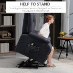 HOMCOM Electric Lift Chair for Seniors with Remote