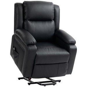 Power Lift Recliner Chair for Seniors - Black