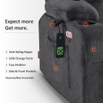 Mcombo Dual Motor Lift Recliner with Massage & Heat