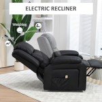 Power Lift Recliner Chair for Seniors - Black