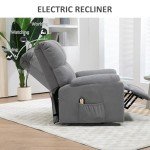 Power Lift Recliner Chair for Seniors – Grey