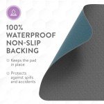 Inspire Underpads | Stain Hiding Gray - Reusable Incontinence Bed Pads Waterproof Mattress Pad | Disposable Bed Pads for Adults Pee Pads | Incontinence Pads for Beds, Dog Pads (34 X 36 - 4 Pack)
