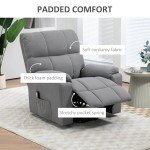 Power Lift Recliner Chair for Seniors – Grey