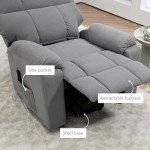 Power Lift Recliner Chair for Seniors – Grey