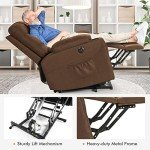 Electric Lift Recliner Chair with Massage and Heat
