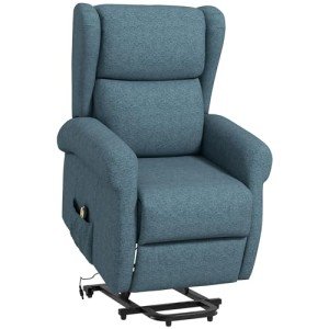 Electric Lift Recliner Chair for Seniors - Blue
