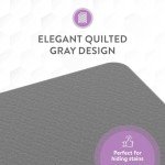 Inspire Underpads | Stain Hiding Gray - Reusable Incontinence Bed Pads Waterproof Mattress Pad | Disposable Bed Pads for Adults Pee Pads | Incontinence Pads for Beds, Dog Pads (34 X 36 - 4 Pack)