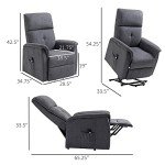 Electric Recliner Lift Chair for Seniors – Grey
